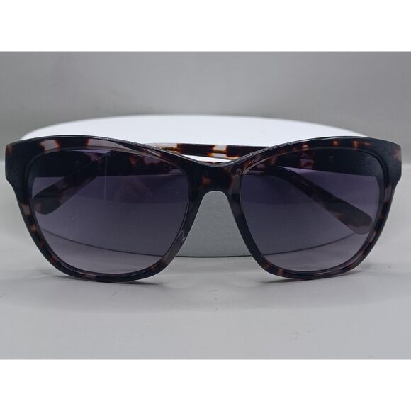 Nine West NW557S Womens Full Rim Square Tortoise Shell Smoke Lens Sunglasses - Picture 1 of 17